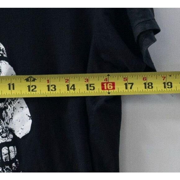 Cheap Monday White Skull Women's T-Shirt Stockholm Black Size L - Picture 3 of 5